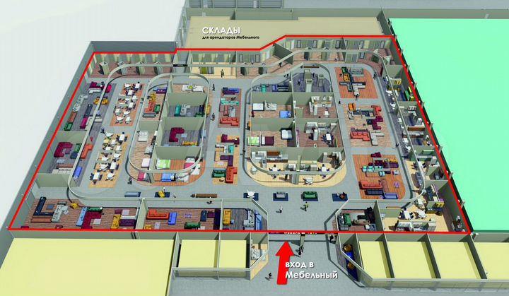 Торговая площадь, 100 м²