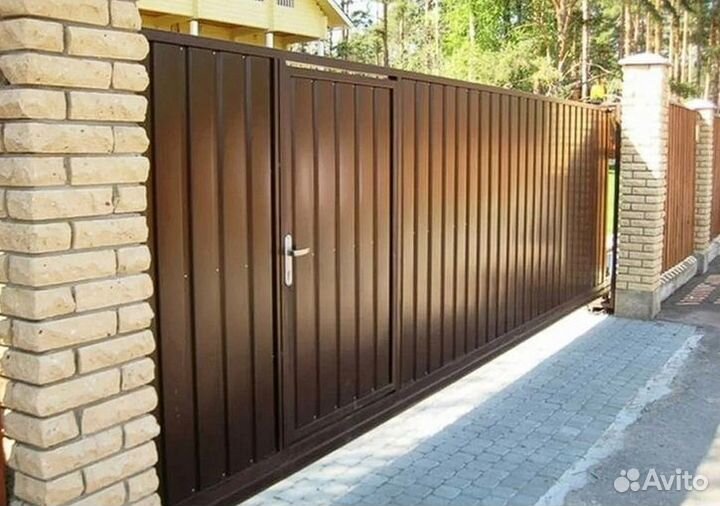 Автоматические ворота. Откатные ворота