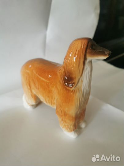 Статуэтка фарфор лфз СССР собака