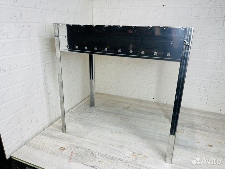 Мангал из нержавейки средний 36*60*60