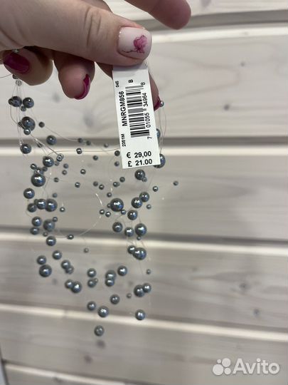 Monet, винтаж,чокер серебристый жемчуг