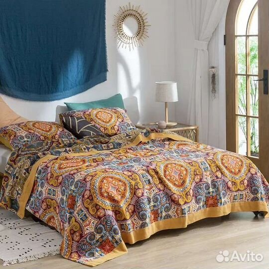 Муслиновый плед в 205 на 235