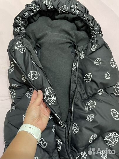 Зимний конверт в коляску leokid