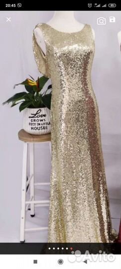 Вечернее платье 46 размера длинная