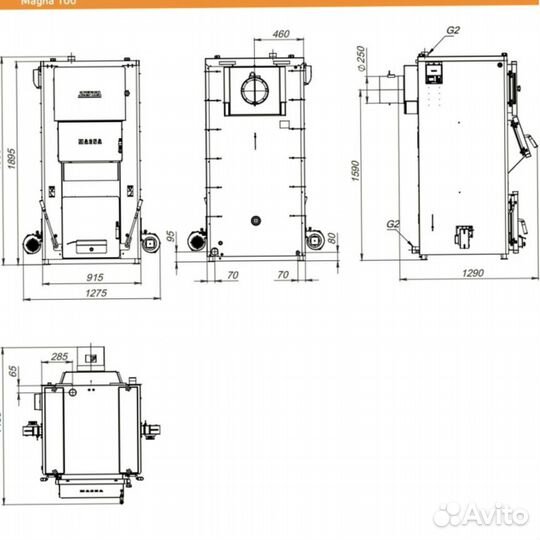 Котел отопительный Zota Magna 100