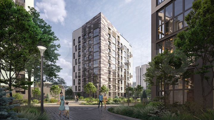 1-к. квартира, 48,4 м², 8/9 эт.