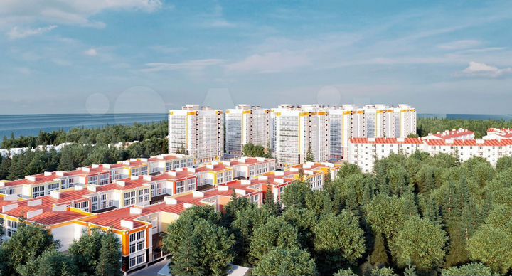 1-к. квартира, 56,5 м², 1/4 эт.