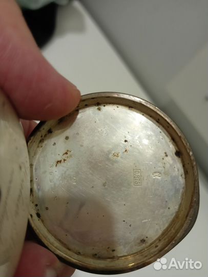 Серебряные карманные часы 19 век наградные Буре