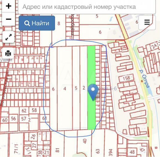 Участок 2,45 га (СНТ, ДНП)