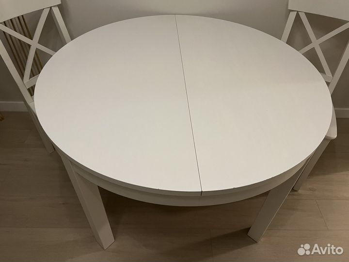 Стол круглый белый IKEA