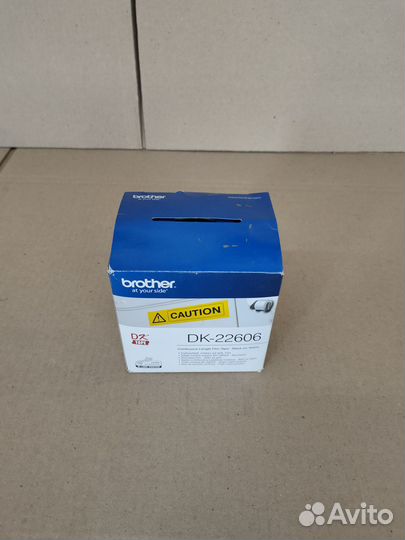DK22606 Жёлтая плёночная клеящаяся лента Brother