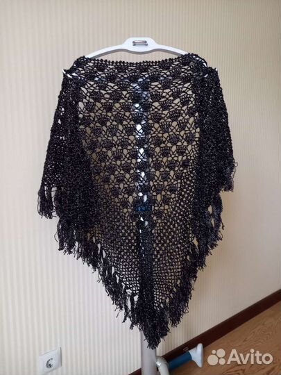Шали с бахромой ручной работы 100 шерсть