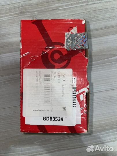 Тормозные колодки TRW (арт. GDB3539)