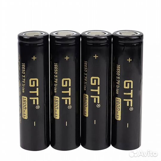 Аккумулятор литий-ионный 16650 3,7V Li-Ion 1800mAh