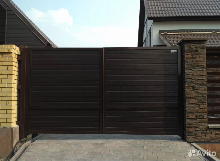 Ворота распашные по договору