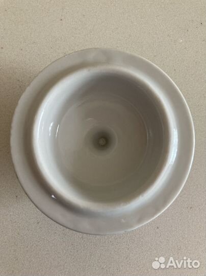 Крышка фарфоровая от чайника Дулево Георгин Астры