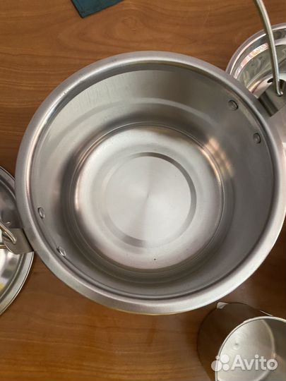 Котелок походный с крышкой