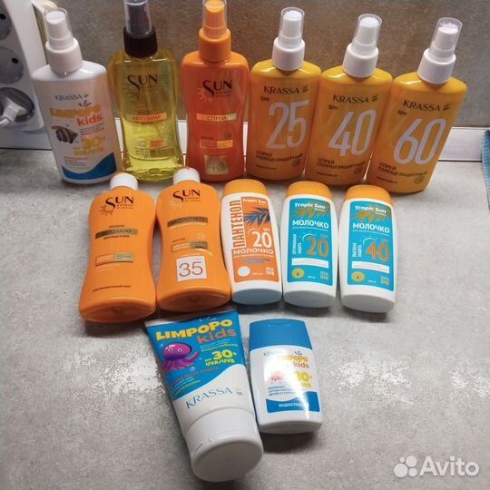 Средства до и после загара Krassa