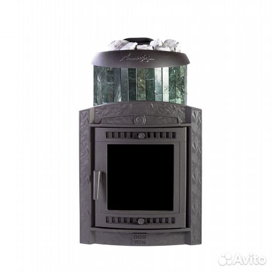 Печь банная атмосфера в ламелях змеевик наборный