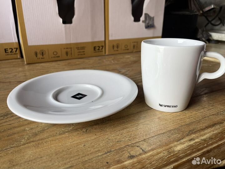 Чашка блюдце кофе неспрессо nespresso
