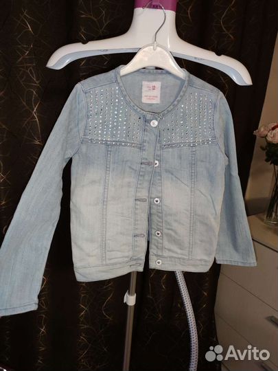 Джинсовая куртка для девочки