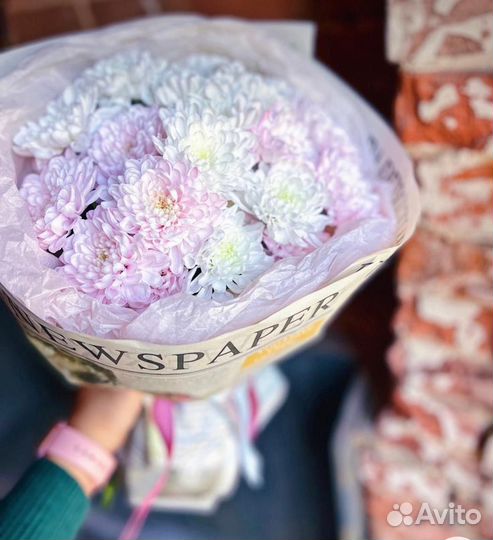 Букет из хризантем