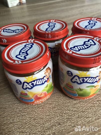 Фруктовое пюре агуша