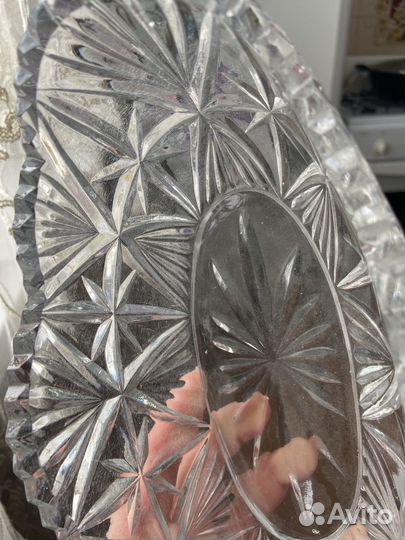 Салатник хрустальный