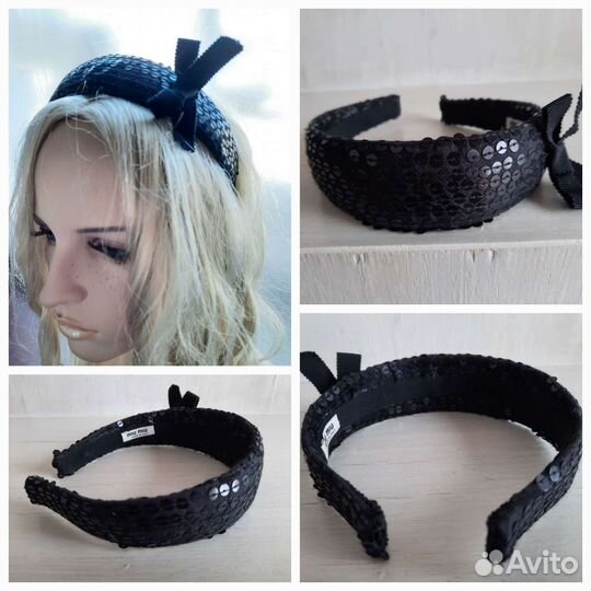 Ободок для волос prada /miu miu