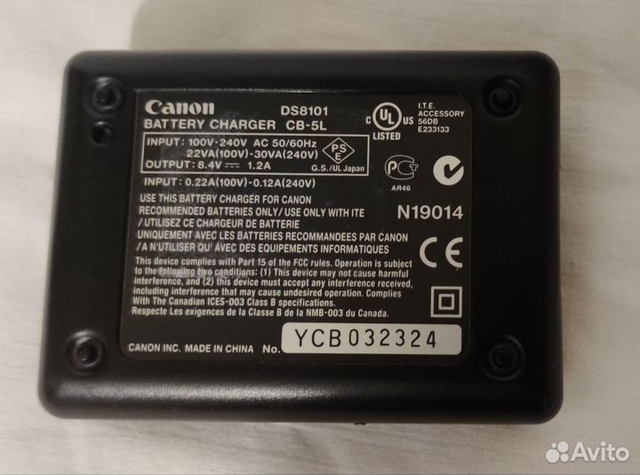 Зарядное устройство Canon CB-5L для фотоаппаратов