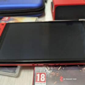 Nintendo switch oled с играми с картой памяти