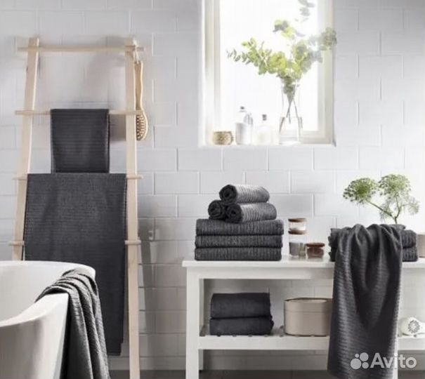 Vgsjön Полотенце банное темно-серый IKEA Икея