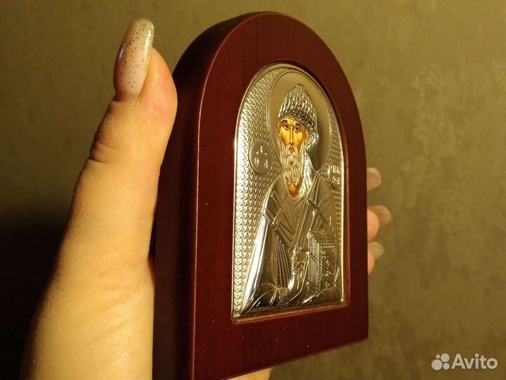 Икона Спиридония (серебро)