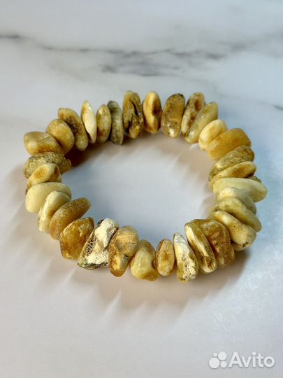 Браслет из натурального янтаря