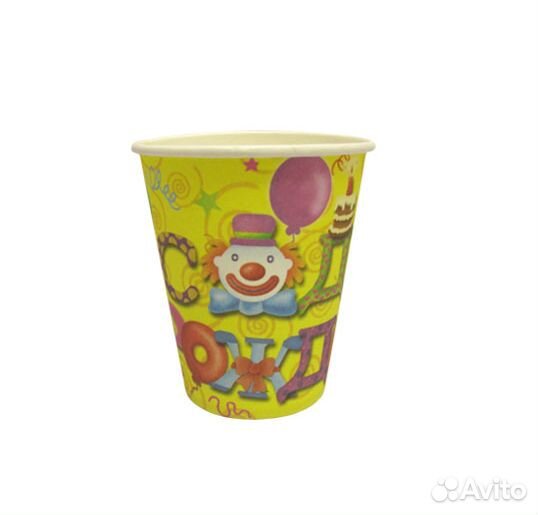 Стаканы бумажные С Днем Рождения, SE01-006-002P06