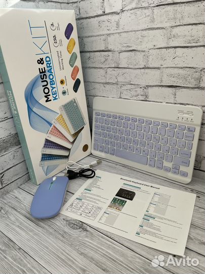 Беспроводная клавиатура и мышь (новая)