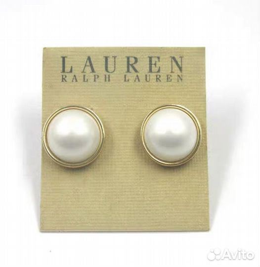 Серьги клипсы Ralph Lauren