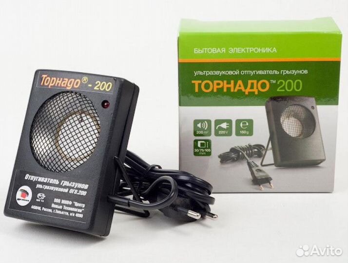 Отпугиватель мышей и крыс Торнадо-200