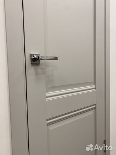 Двери межкомнатные новые серые