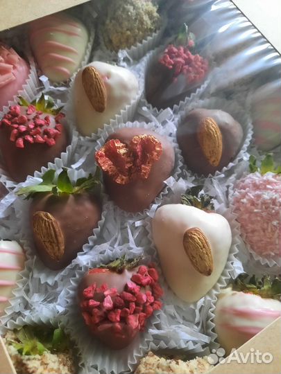 Клубника в бельгийском шоколаде Набор