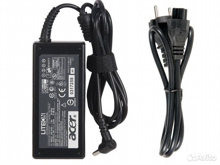 Блок питания Acer- асер (зарядка) + сетевой кабель