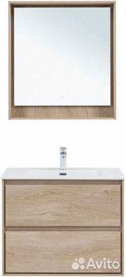 Мебель для ванной Aquanet Милан 80 дуб светлый