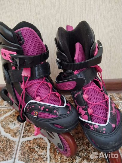 Роликовые коньки детские с защитой
