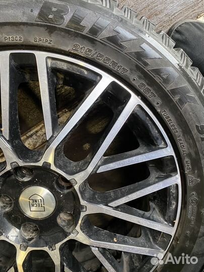 215/55R17 Bridgestone +литье