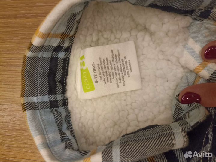 Рубашка утепленная 80