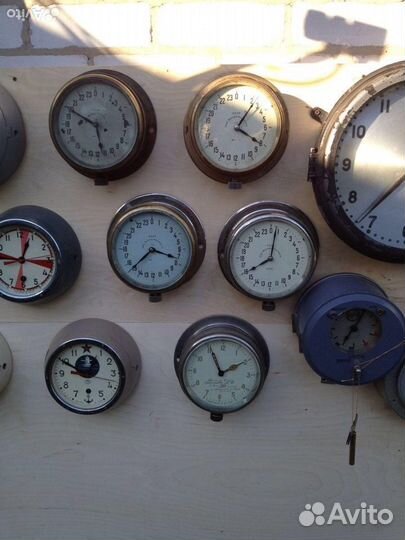 Часы корабельные разные запчасти
