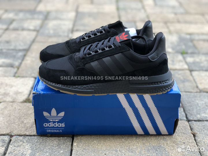 Кроссовки Adidas ZX 500 RM Core Black