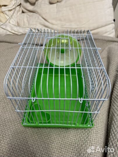 Клетка и домик для хомяка