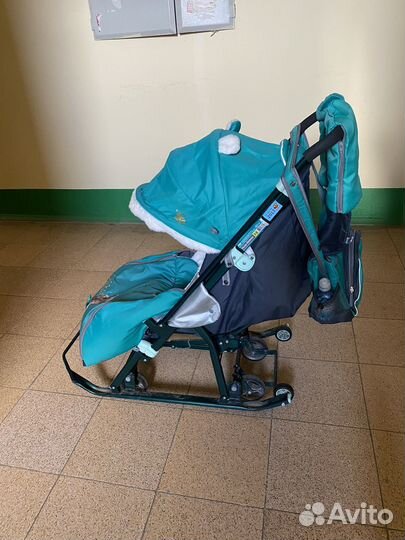 Коляска санки