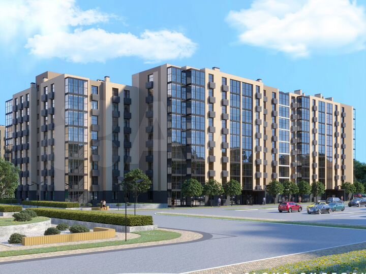 3-к. квартира, 69,2 м², 4/9 эт.